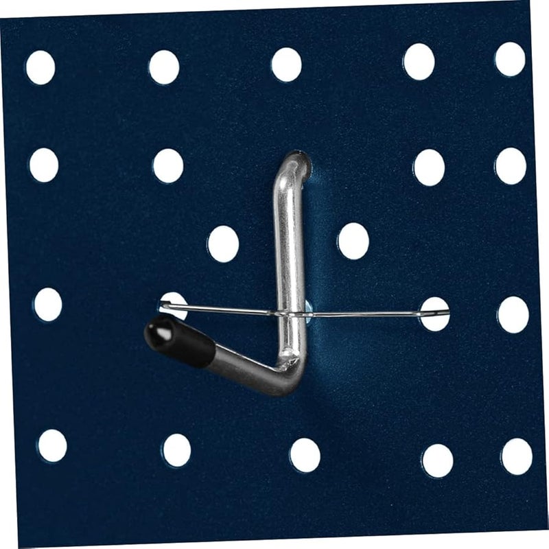 50 Pcs Stainless Steel Pegboard Hooks Clips Tool Organization Accessories Easy Install - Image 4